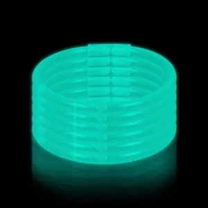 10 Inch Aqua Glow Stick Bracelets