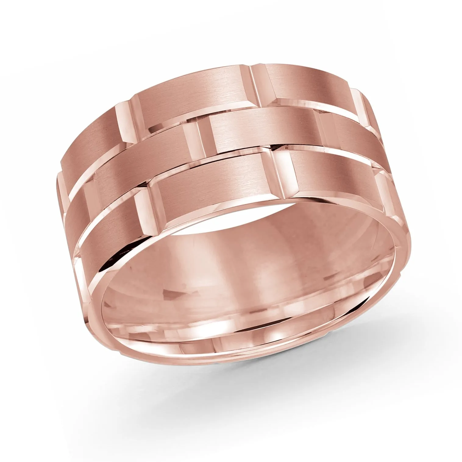 14K Rose Gold Ring from the Executif Collection by Malo - FJM-002-8P