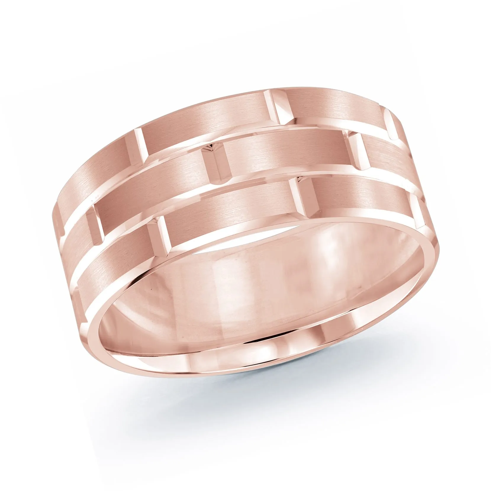 14K Rose Gold Ring from the Executif Collection by Malo - FJM-002-8P