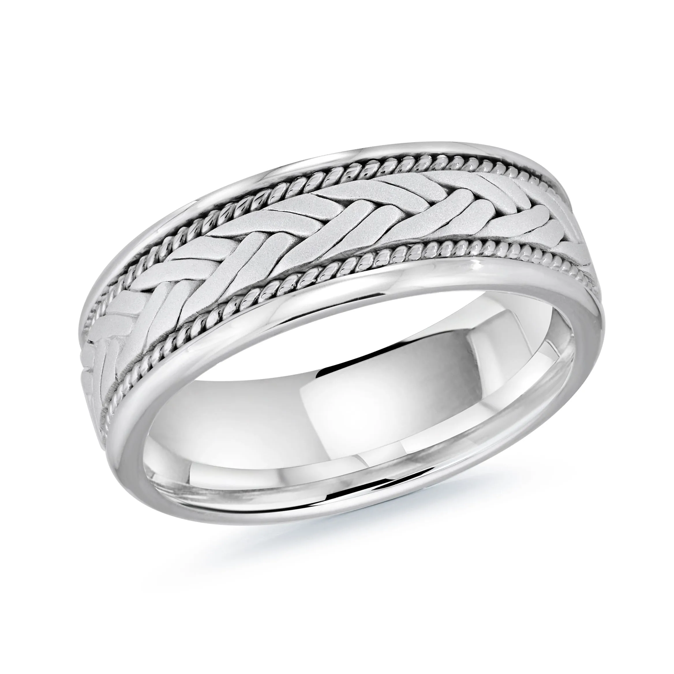 14K White Gold Ring from the Prestige Collection by Malo - MRD-064-8W