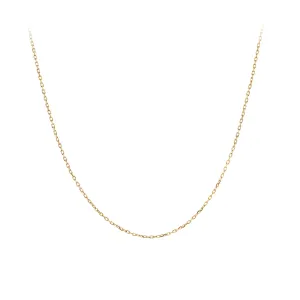 45cm Cable Link Chain in 9ct Yellow Gold