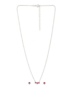 925 Sterling Silver Necklace And Earring Set