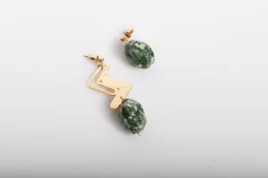 Asymmetric Gee Earrings by Dina B.