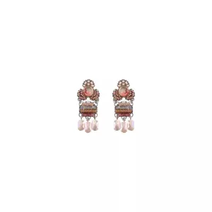 Ayala Bar - C2016 Peach Stylish Wedding Nuray Earrings