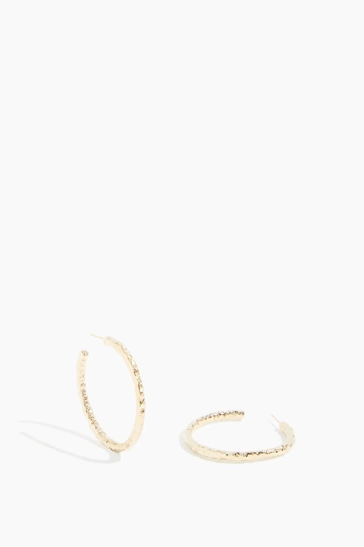 Baby Hailey Hoops in 10k Yellow Gold