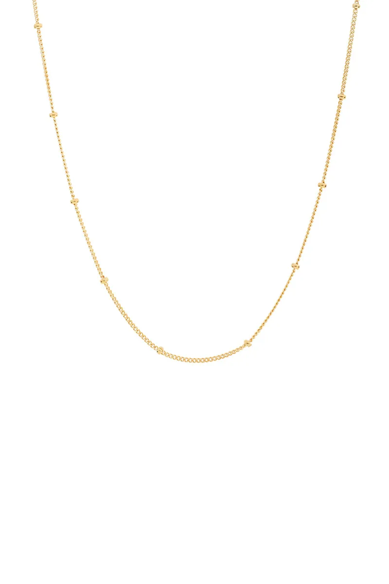 Ball Chain Necklace - Gold