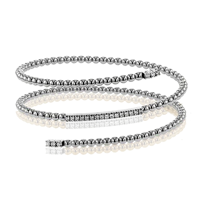 Bangle in 18k Gold with Diamonds