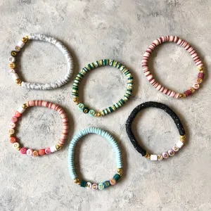 Beaded Letter Bracelets