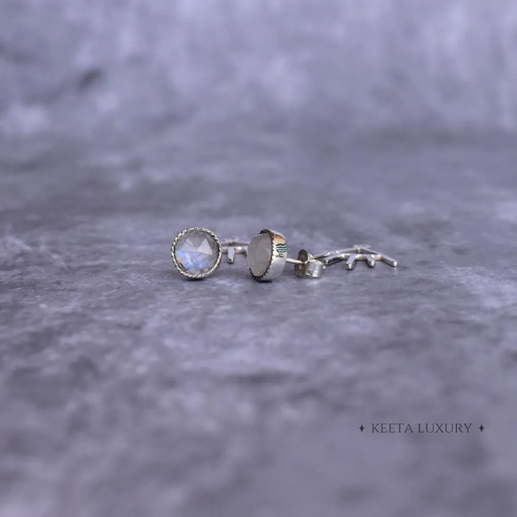 Boho Elegance - Moonstone Studs