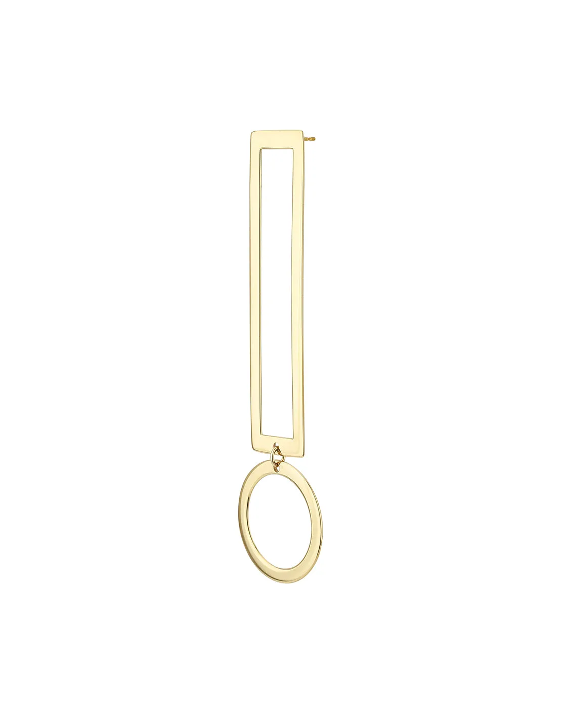 Carlton London Gold Plated Contemporary Drop Earring For Women