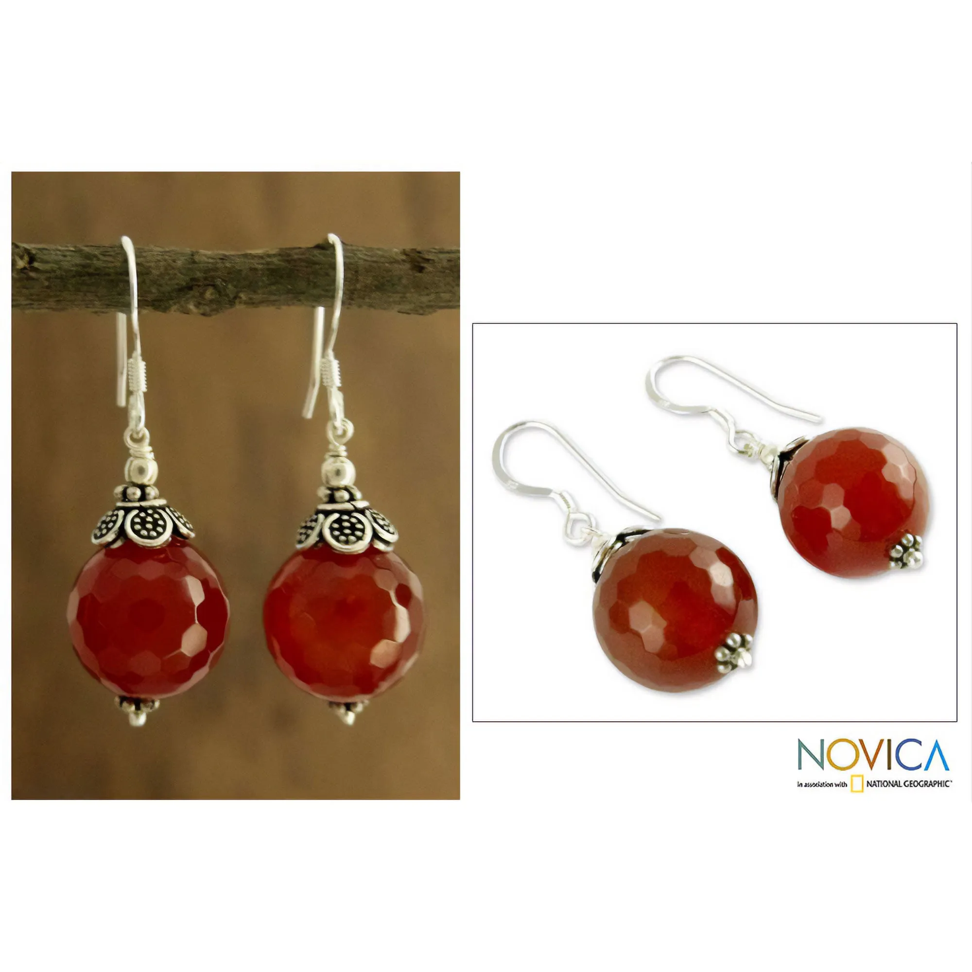 Carnelian Jaipur Sonnet Earrings