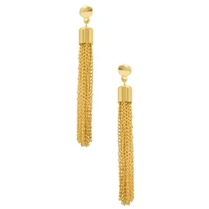 Caroline Tassel Drop Earring In Gold