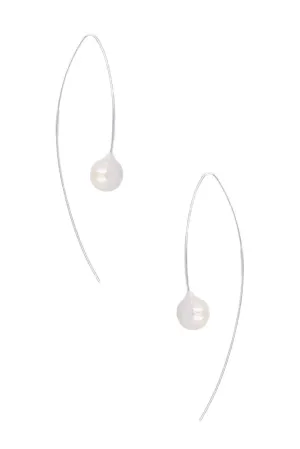 Chan Luu Floating Pearl Drop Earrings