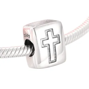 Cross Bible Charm 925 Sterling Silver