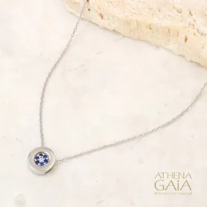 Dainty Round Evil Eye Necklace