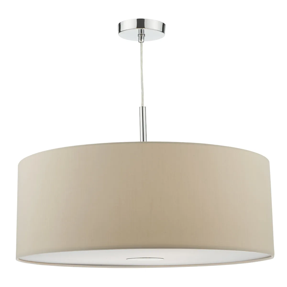 Dar Ronda 60cm 3 Light Pendant Ecru