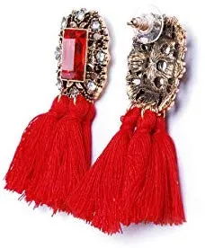 Electomania Bohemian Tassel Stylish Fancy Party Wear Earrings for Women & Girls