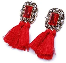 Electomania Bohemian Tassel Stylish Fancy Party Wear Earrings for Women & Girls