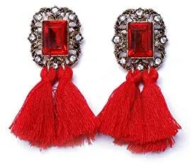 Electomania Bohemian Tassel Stylish Fancy Party Wear Earrings for Women & Girls