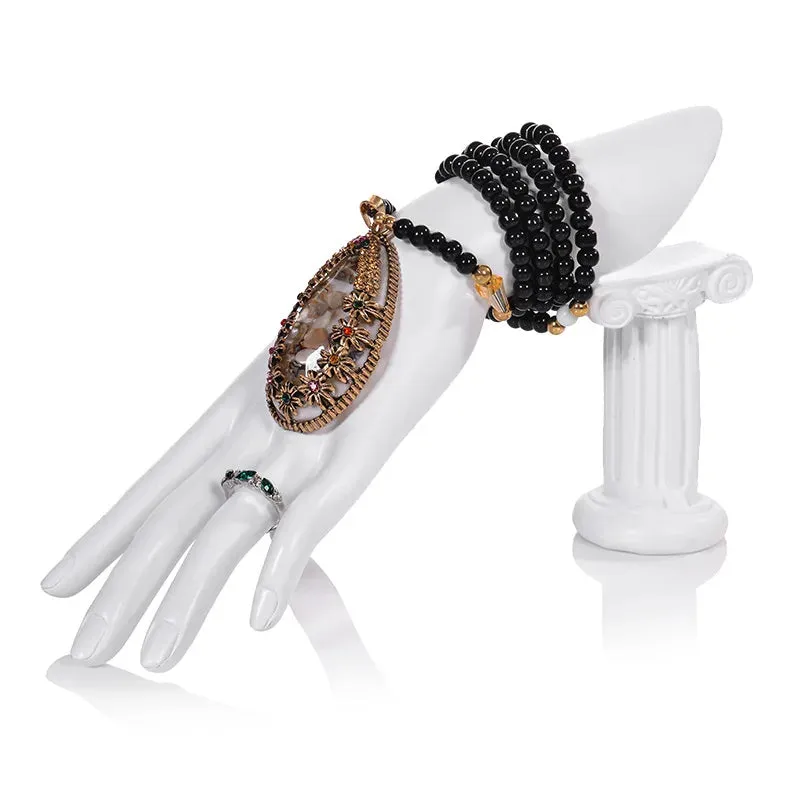 Elegant Smooth Resin Mannequin Jewelry Displays