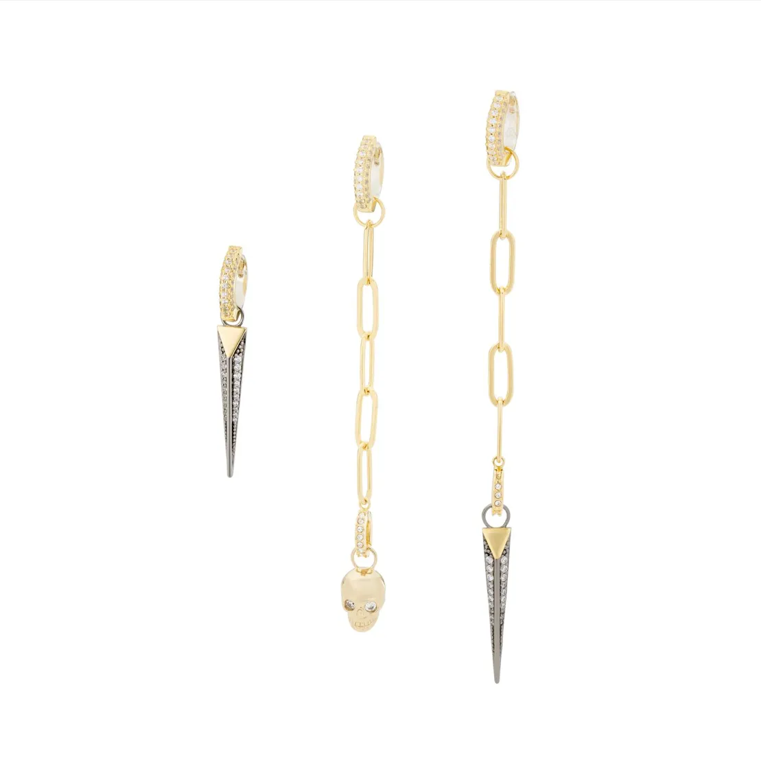 Eve Convertible Huggie Earring Set