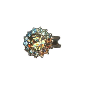 Extra Luxurious Rosette Ring in "Forget Me Not" *Custom*