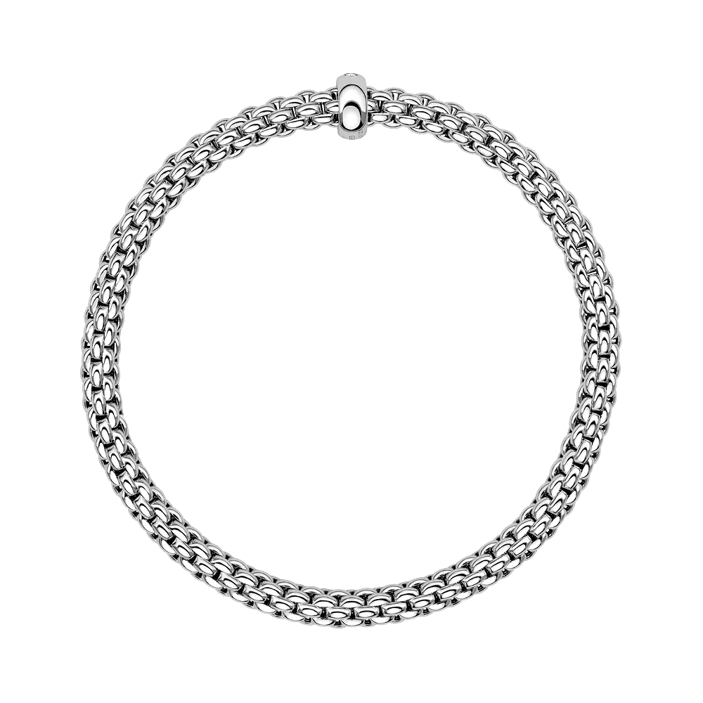 FOPE Solo Flex'it Bracelet with a Single Diamond