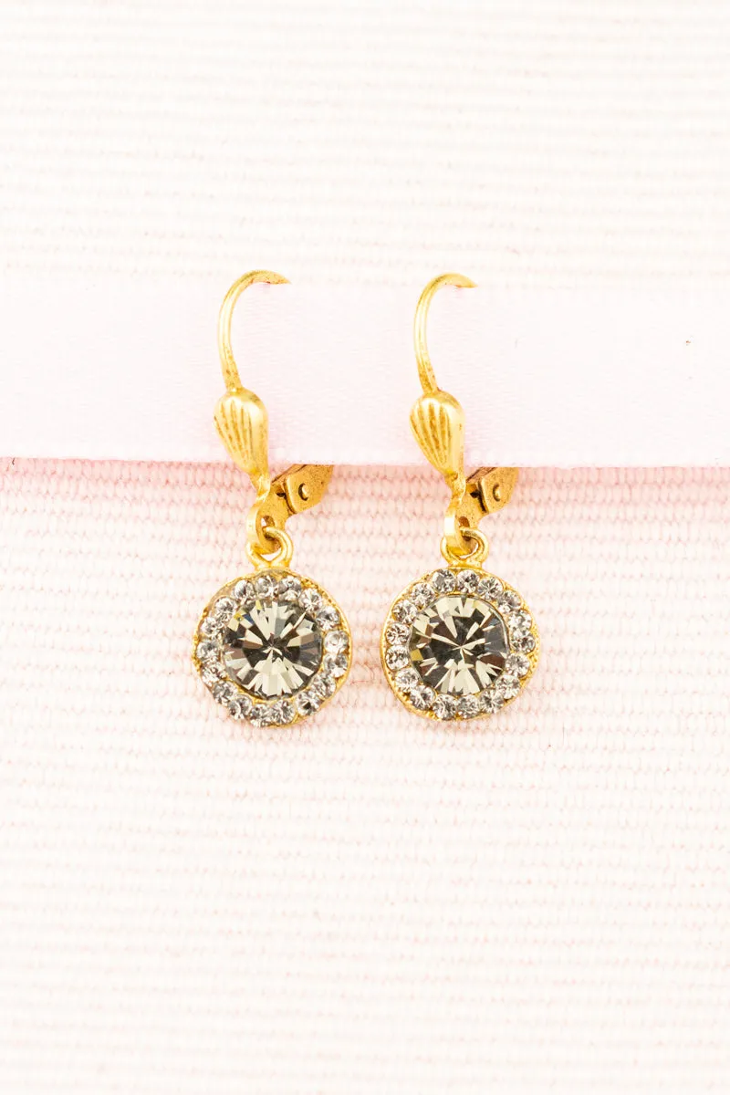 French Petite Crystal Earrings