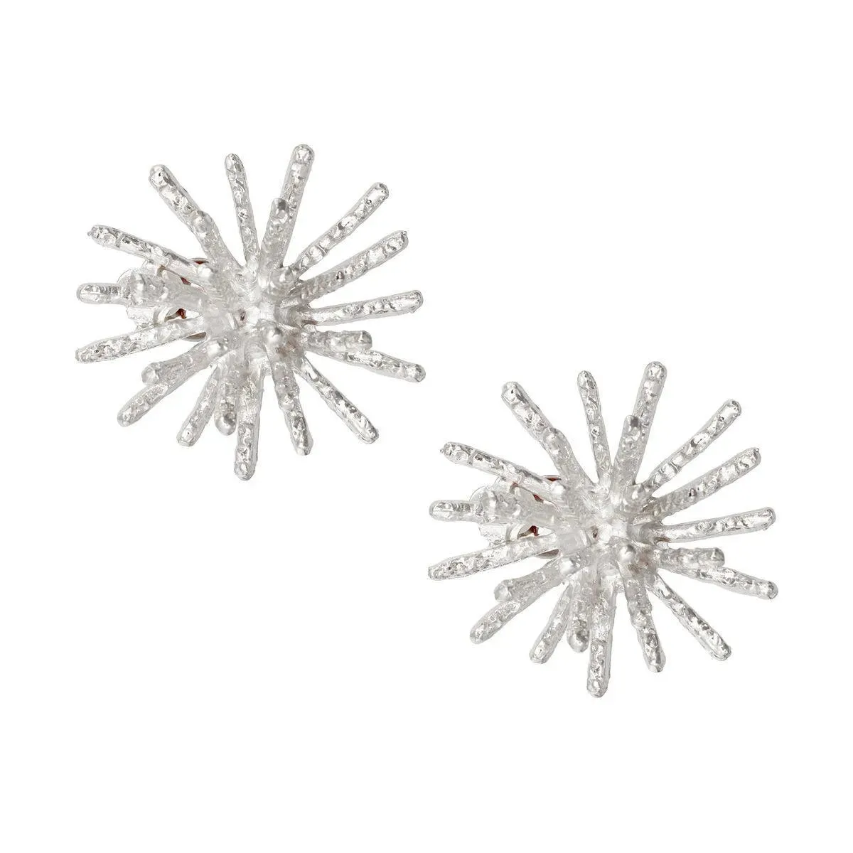 Get Stylish with Clip On Silver Spike Earrings for Women