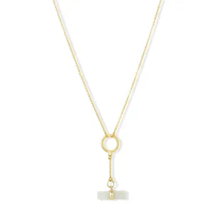 Greta White Chaldecony Necklace