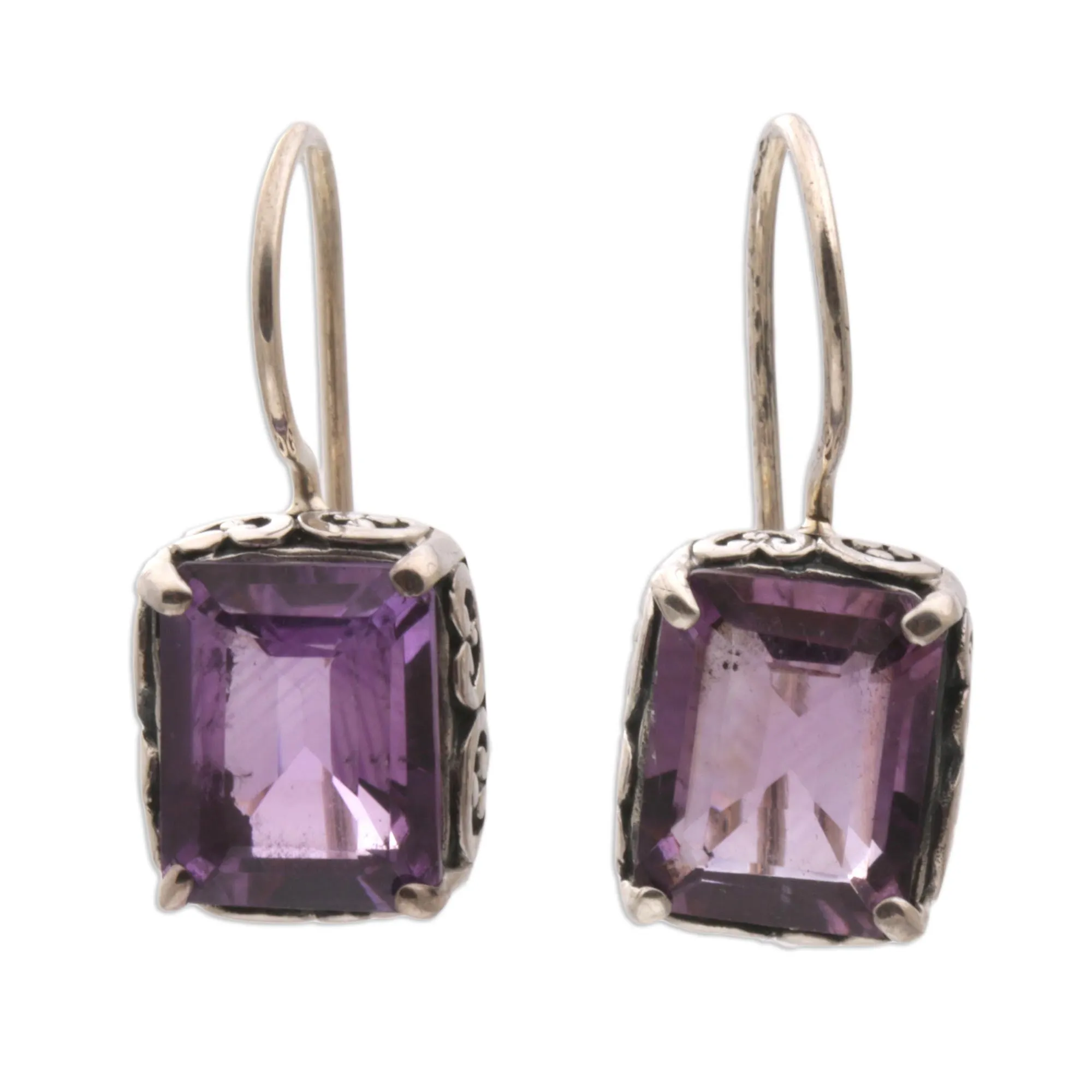 Imagine Amethyst & Sterling Silver Earrings