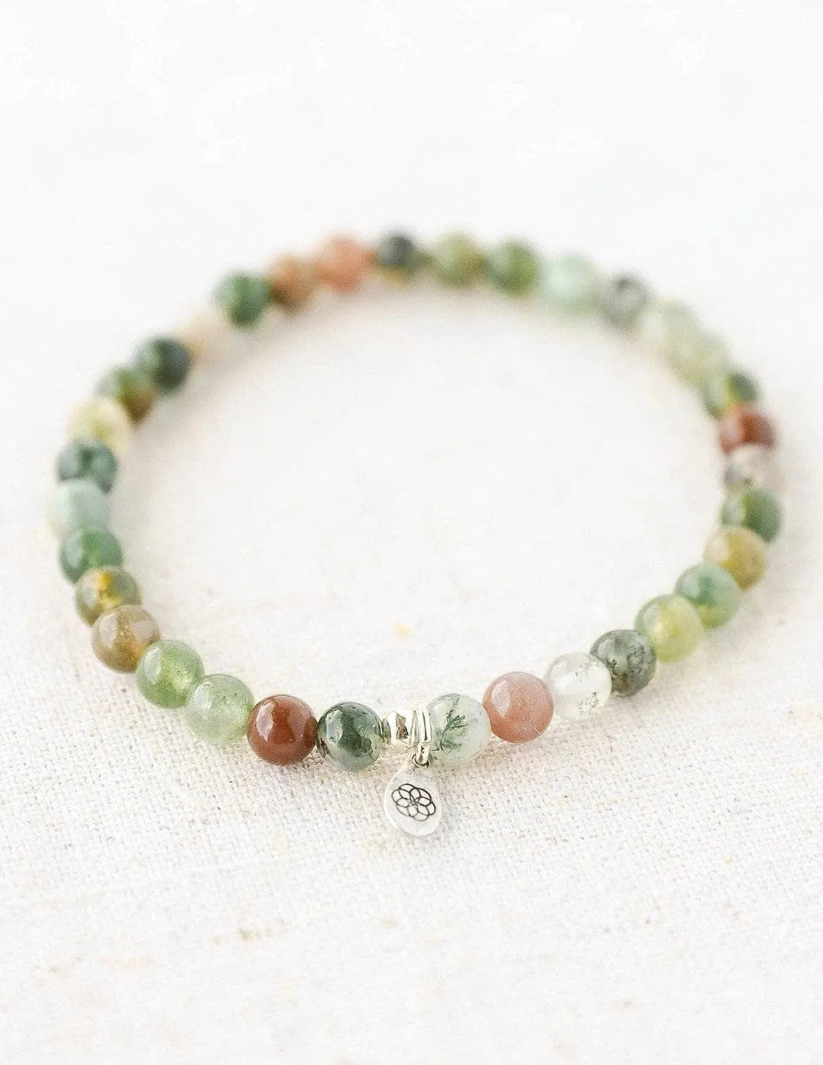 Indian Agate Mini Gemstone Bracelet