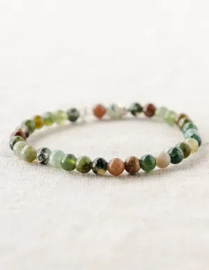 Indian Agate Mini Gemstone Bracelet