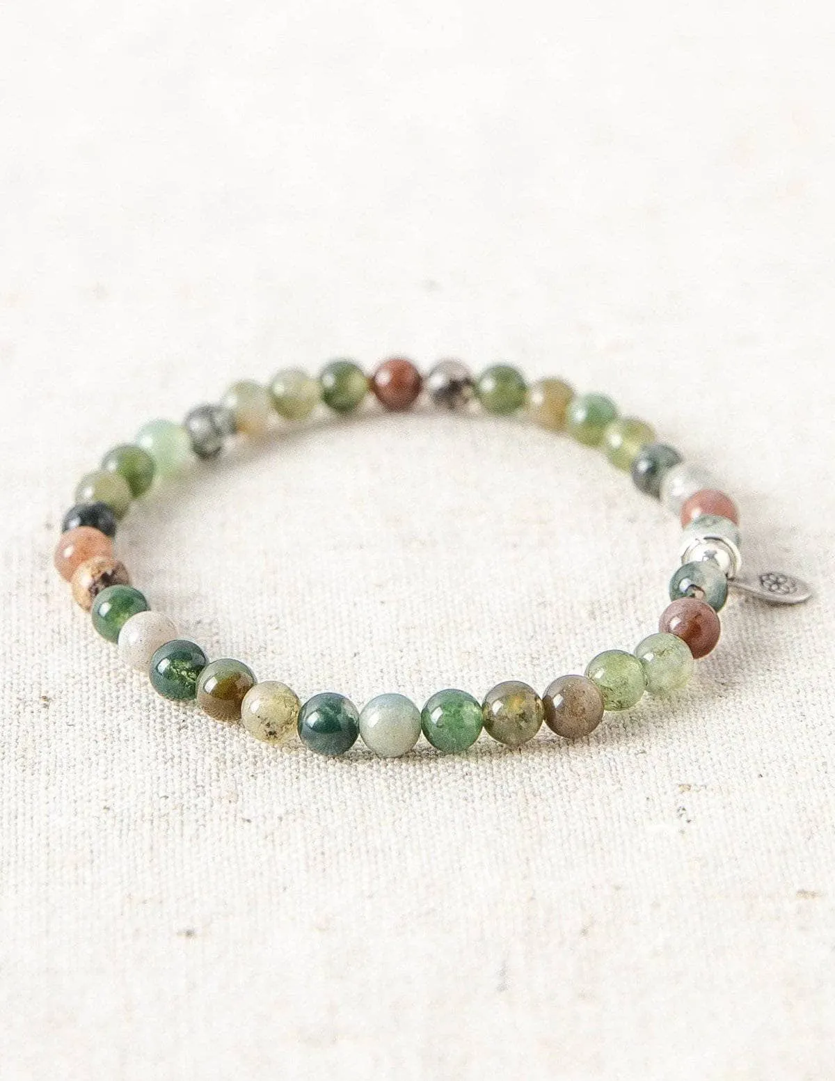 Indian Agate Mini Gemstone Bracelet