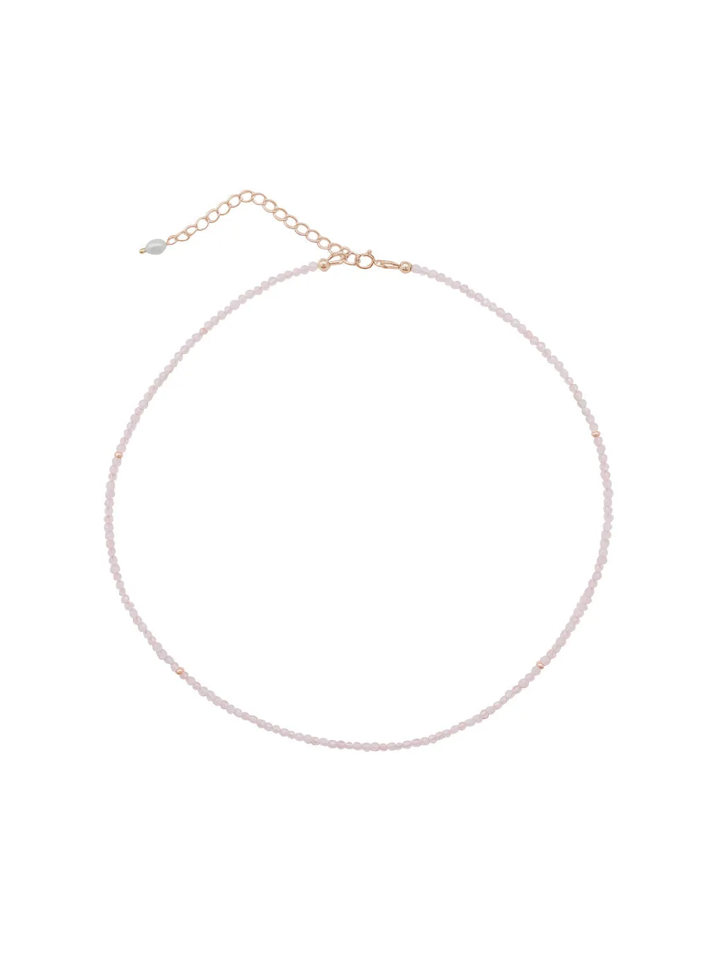 Ines Necklace - Pale Pink