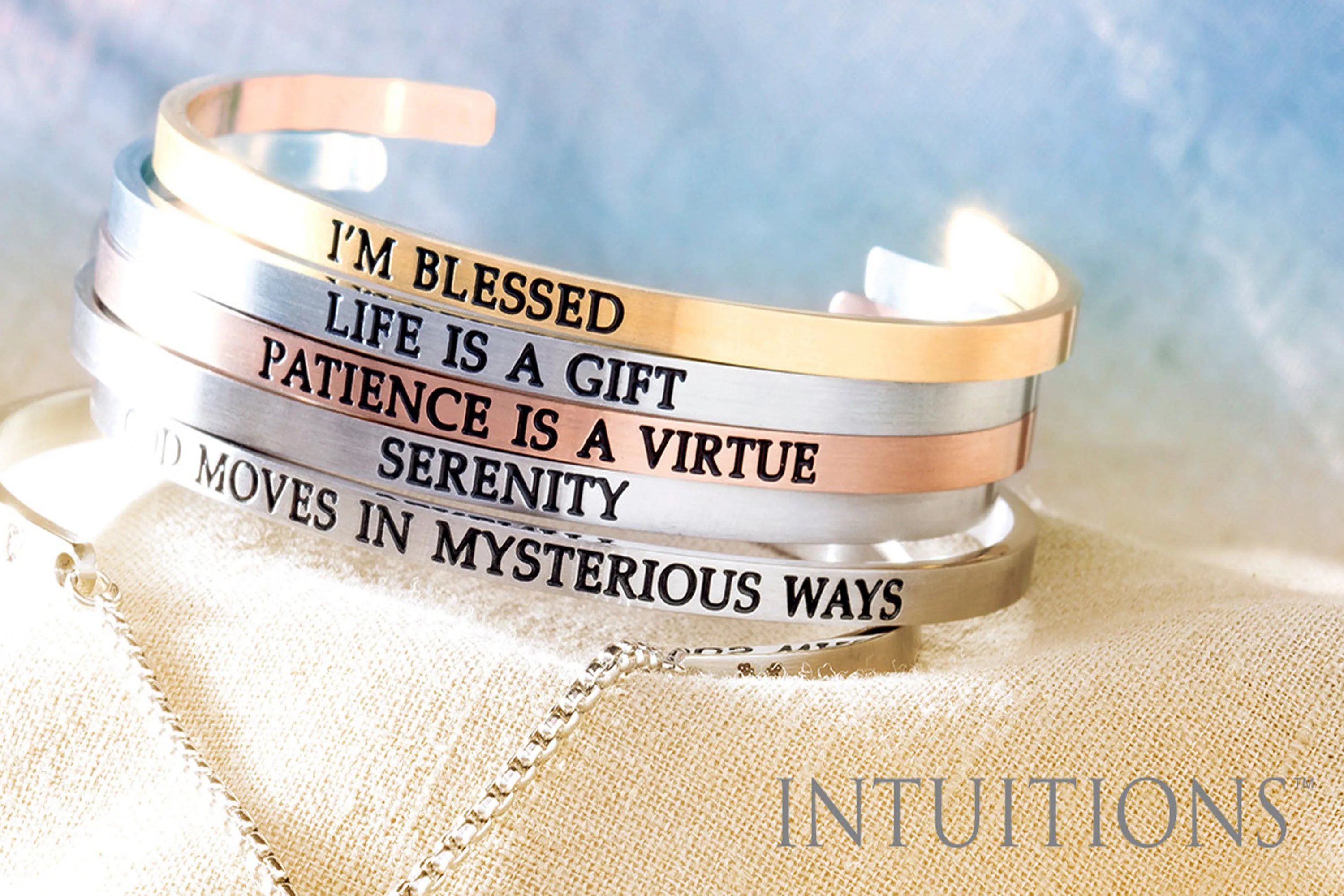 Intuitions Stainless Steel FAMILY IS EVERYTHING Diamond Accent Adjustable Bracelet