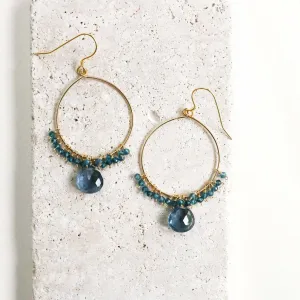 Iolite Swing Earrings