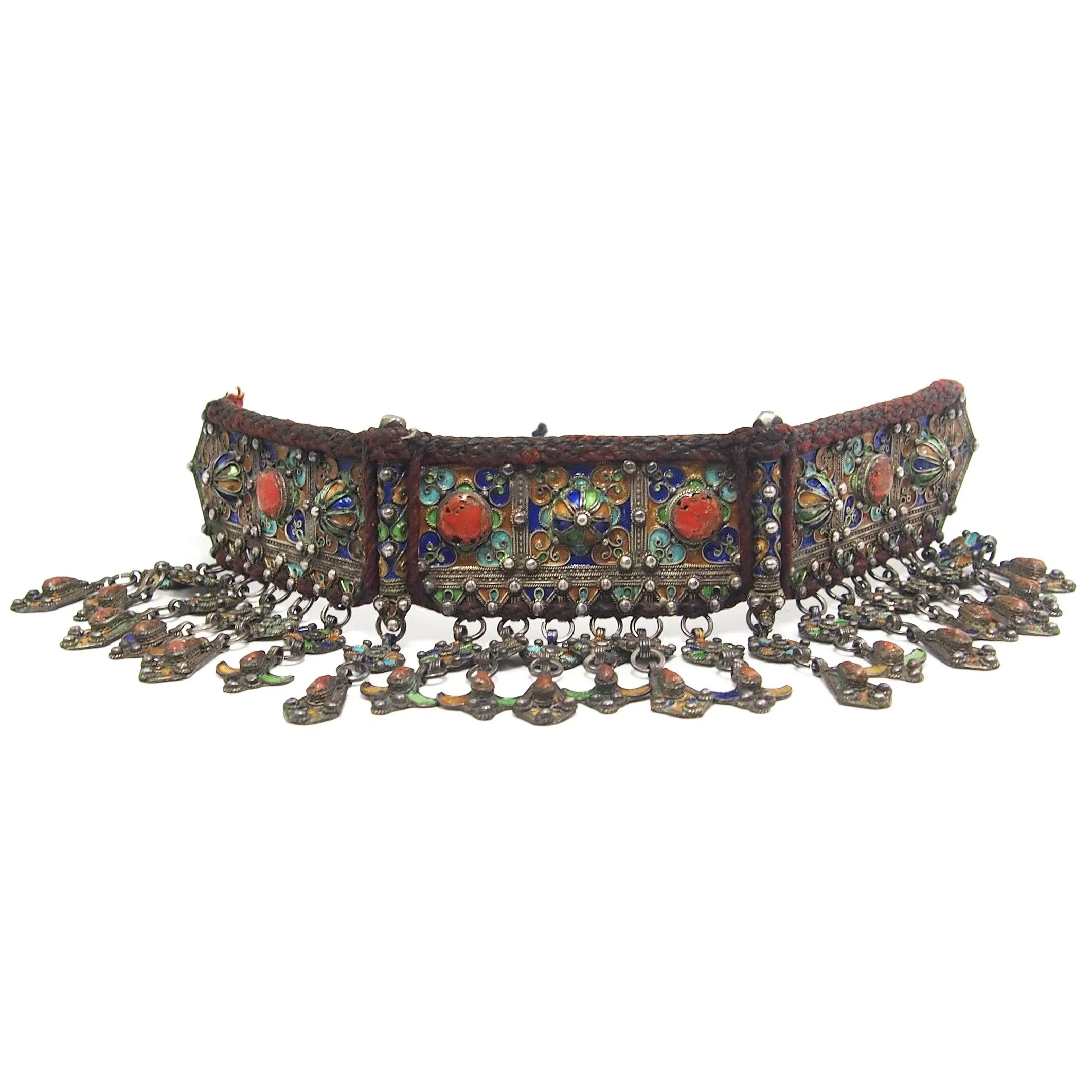 Kabyle Fine Enamel Diadem Crown