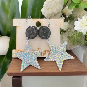 Keep it Gypsy Rhinestone Star Earrings