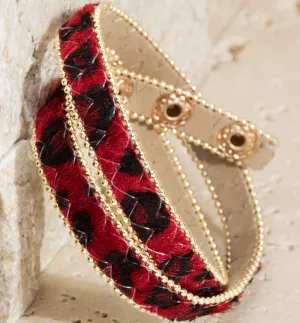 Leopard Wrap Bracelet