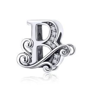 Letter B Initial Alphabet Charm