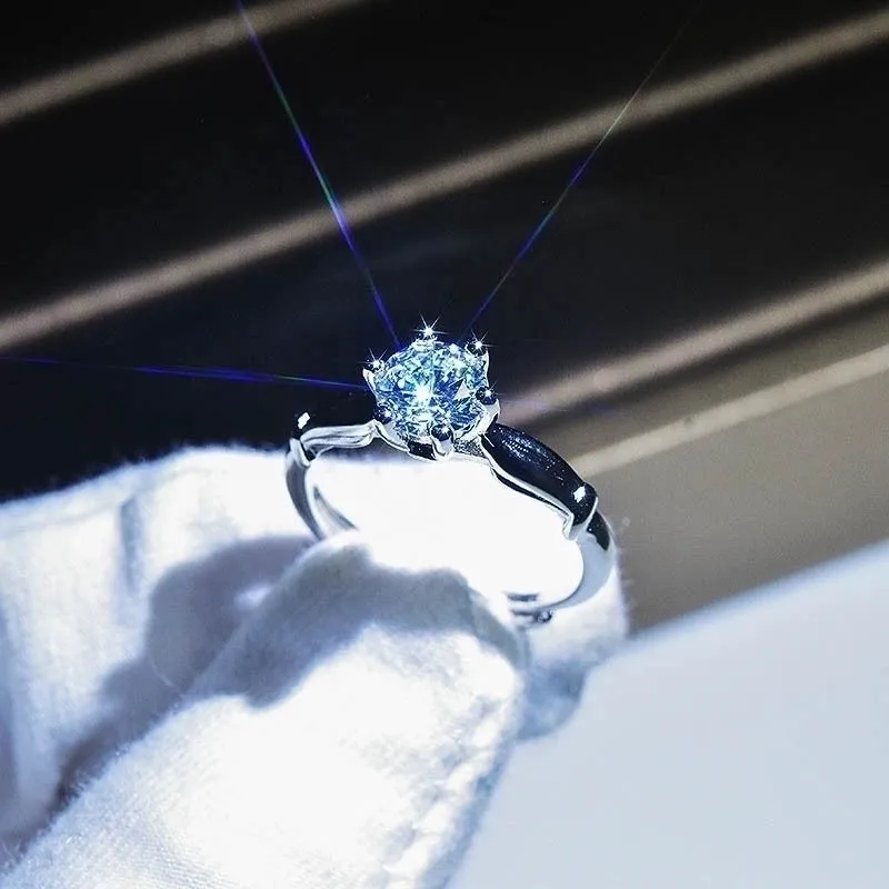 Luxurious Geometric Zircon Rings