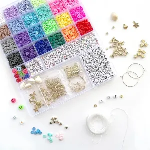 Mega Alphabets & Heishi Box Bead Kit