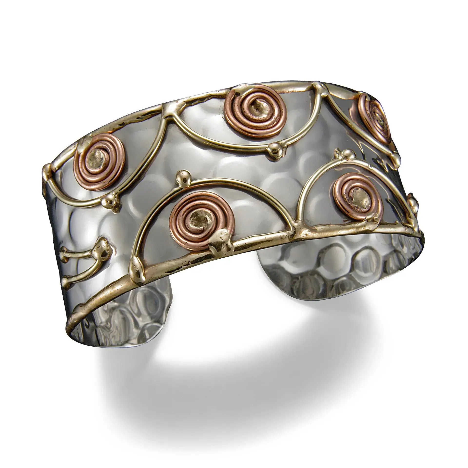 Mixed Metal Cuff Bracelet