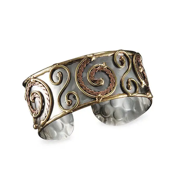 Mixed Metal Cuff Bracelet