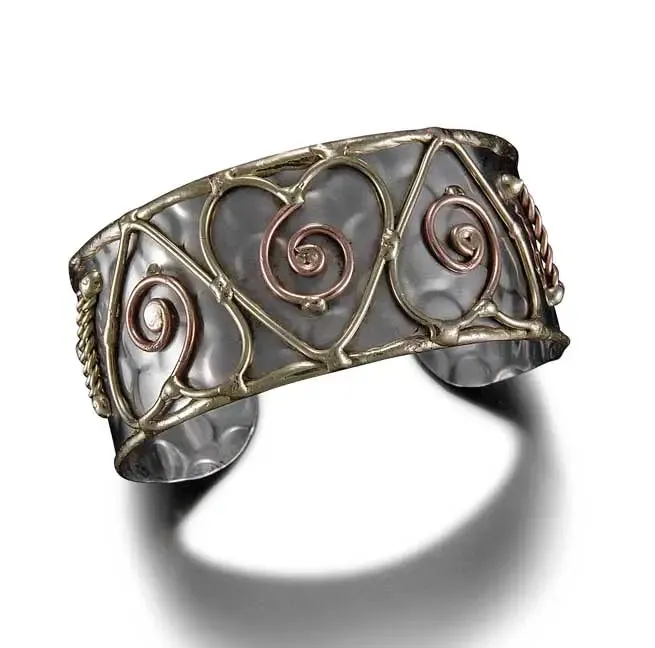 Mixed Metal Cuff Bracelet