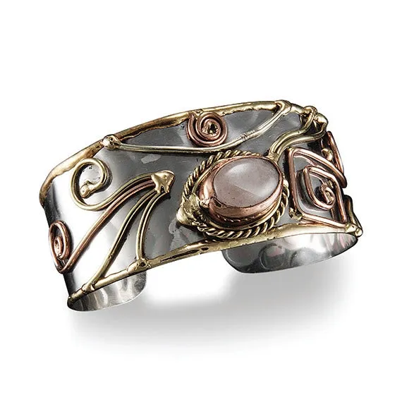 Mixed Metal Cuff Bracelet