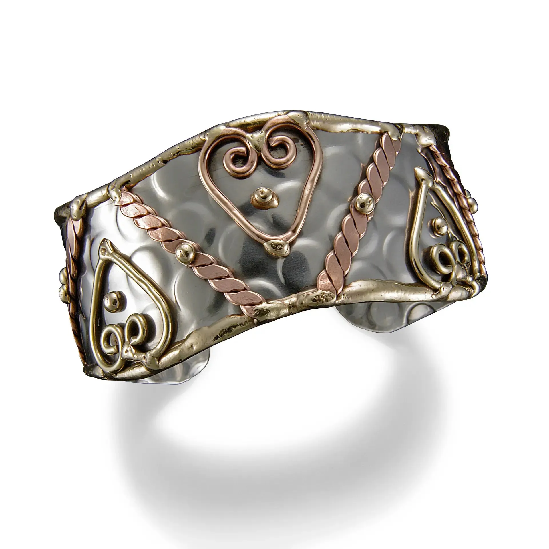 Mixed Metal Cuff Bracelet