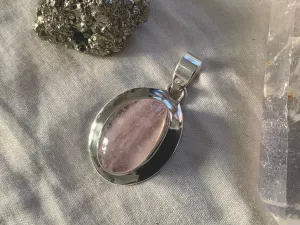 Morganite Medea Pendant - Long Freeform