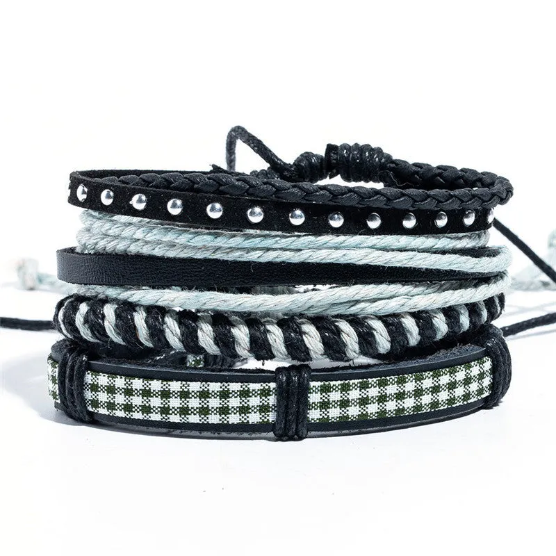 Multi-layer Handmade Ethnic Style Leather Bracelet